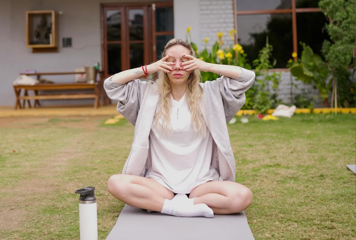 Bhramari Pranayama, or Bee Breath - Yoga for Stress Relief 