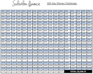 365 day money challenge 